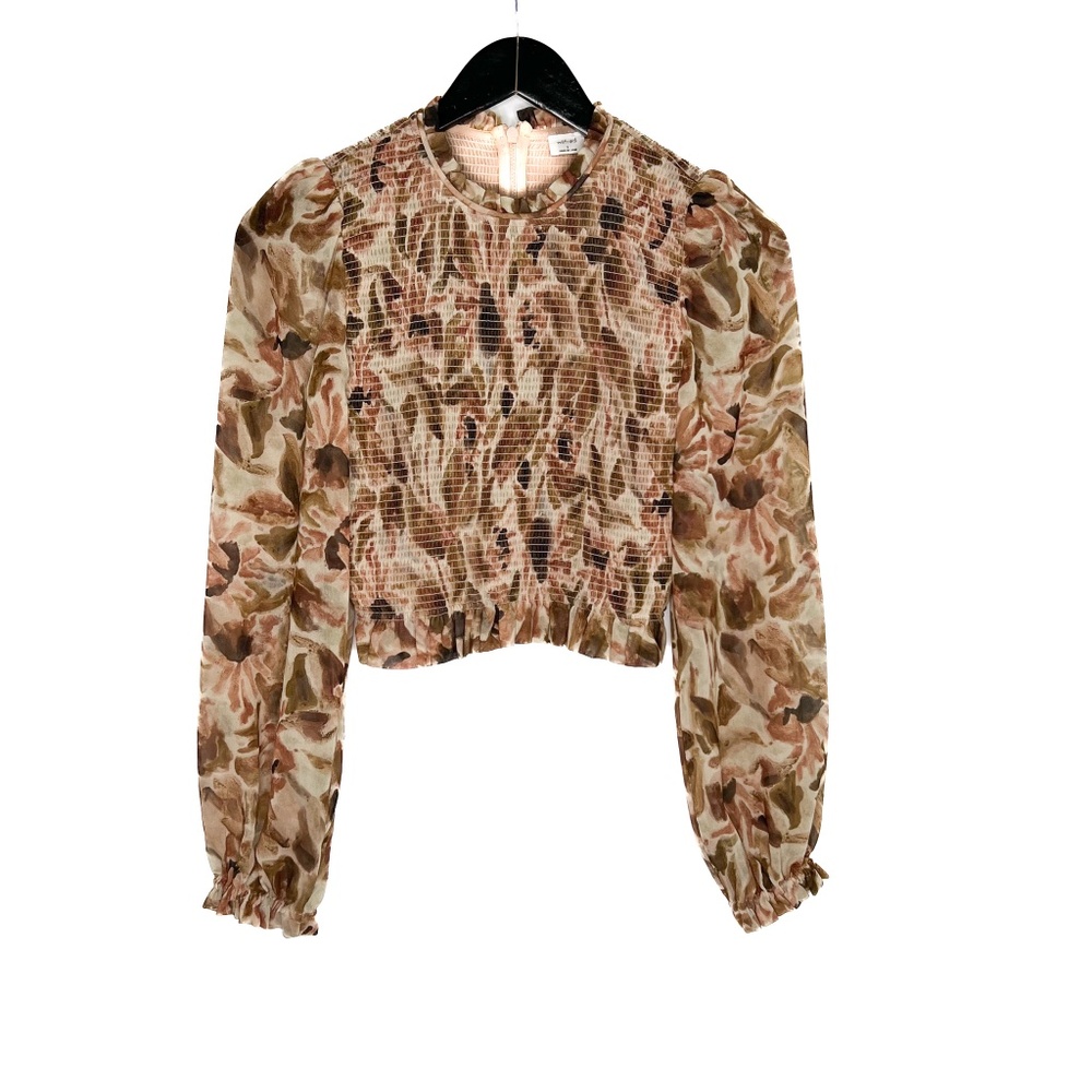 Aritzia Wilfred Blouse Womens Tempest Blouse Smoked